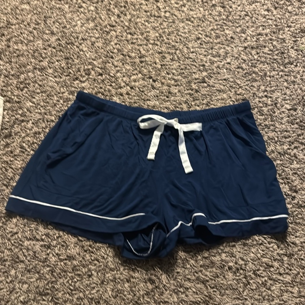 Stars above pajama shorts